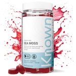 Tasty 5000mg Sea Moss Gummies | Natural Immune & Gut Support | Vitamin D3, C & Iodine | Vegan Halal Food Supplement | Natural Apple Flavour | Multivitamin Gummies | 1 Month Supply | Known Nutrition