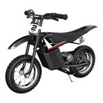 Razor Kids Electric Motorbike - MX125 Dirt Rocket Bike for Children 7+ with 8 mph Max Speed & 40 Minute Ride Time, Up to 5 Mile Range, 100W Ride On with 12V 5Ah Battery and 12" Pneumatic Tyres - Black