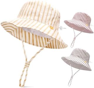 FURTALK Baby Sun Hat Toddler Boys Girls Bucket Hats 0-5 Years Kids UPF 50+ Sun Protection Summer Beach Hats