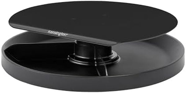 Kensington Smart Fit Spin2 Monitor Stand - Black (K52787WW), 3.1" x 12.6" x 12.6"