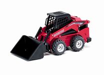 siku 3049, Manitou 3300V Skid Steer Loader, 1:32, Metal/Plastic, Red, Multifunctional, Can be combined with siku models of the same scale