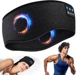 LOVE EYE Sleep Headphones Wireless Bluetooth 5.4 Headband Headphones for Sleeping & Sport,Soft Sleep Headband with Earphones for Men Women