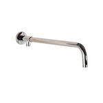 Aothpher 60cm (Arm-53cm + Base-7cm) Wall Mounted Stainless Steel Shower arms for Fixed Shower Heads with Copper Holder (Stainless_Steel, 53cm)