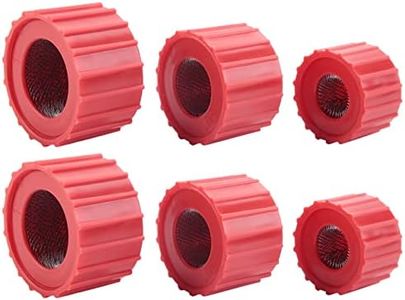 Kopinma Lot de 6 Cure-Pipes en Cuivre, Plombier de Taille Pratique, Brosse de Nettoyage de Tube pour Cuivre, Cure-Pipe en Cuivre (3 Tailles)