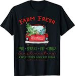 X.Style Farm Fresh Christmas Trees Vintage Christmas Tree Red Truck ds366 T-Shirt