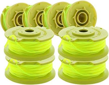 AC80RL3 String Trimmer Replacement Spool Line 080 Inch Twisted Line Compatible with Ryobi One Plus+ AC80RL3 18v, 24v, and 40v Cordless Trimmers ，Weed Eater String Auto-Feed Spool Line 11ft（8-Pack）