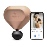 Theragun Mini 2.0 - Handheld Electric Massage Gun - Compact Deep Tissue Treatment for any Athlete On The Go - Portable Percussion Massager with QuietForce Technology & 3 Foam Attachments