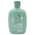 Alfaparf Milano Semi Di Lino Scalp Renew Low Shampoo for Thinning Hair - Sulfate Free Shampoo - Strengthens, Re-densifies and Stimulates Hair Fiber - Professional Salon Quality - 8.45 Fl Oz