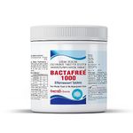 BACTAFREE Chlorine Tablets for Water Tank | Purify 1000 Litres per Tablet, 150 Tablets | Water Purification Tablet, Overhead & Underground Water Cleaning | Effervescent Disinfectant Tablets, Pack of 1