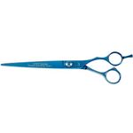 Master Grooming Tools 5200 Titanium Straight Shear, 7.5-Inch, Blue