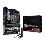ASUS ROG Crosshair X870E Hero, AMD ATX motherboard, 18+2+2 power stages, DDR5 slots, PCIe 5.0 with full support for next-gen GPUs, five M.2 slots, Wi-Fi 7, USB4, AI Overclocking