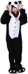 Animal Pajamas for Women Men Adult Onesie Unisex Sleepwear Halloween Cosplay Costume (Panda, L)