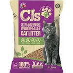 Cj's PREMIUM WOOD CAT LITTER 5L 15L 30L - VIRGIN WOOD PELLETS ULTRA ABSORBENT (5L)