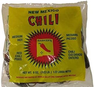 Barker's Medium Spicy Dried Red Chili Pods From Hatch, New Mexico (8 oz.)