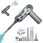 Cordless Vacuum Cleaner, Mini Portable Dust Buster & Air Blower & Hand Pump, 3 in 1 High Power 9000PA Rechargeable Wireless Handheld Vacuum Cleaner for Office Keyboard, Car, Pet Pad, Home