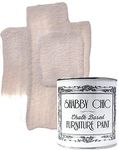 Shabby Chic Chalk Based Furniture Paint: Luxurious Chalk Paint Finish for Furniture, Home Decor, DIY Projects, Wood Paint - Interior and Cabinet Paint Matte Finish - 250ml - Strawberry Yoghurt