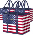 BALEINE 3Pk Reusable Grocery Bags, 