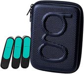 Glucology™ Diabetes Travel Case (Black) and 3x Pocket Sharps Needle Disposals Container | Organiser for Blood Sugar test strips, Medication, Glucose Meter, Pills, Tablets, Pens, Insulin Syringes, Needles, Lancets