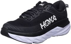 Hoka One One Womens Bondi X Textile Synthetic Black White Trainers 9 US