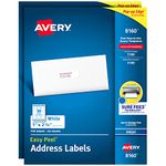 Avery Address Labels with Sure Feed for Inkjet Printers, 1" x 2-5/8", 1,500 Labels, Permanent Adhesive (2 Packs 8160)