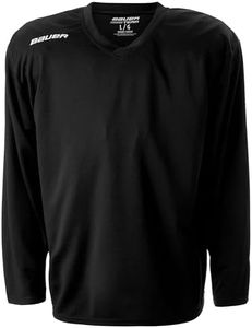 Bauer Hockey Flex Practice Jersey (Black, Senior Large)