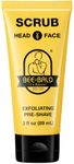 BEE BALD SCRUB Exfoliating Pre-Shave deep cleans and removes pore clogging dirt, oil and dry, flaky skin, preparing it for a ‘super close shave’ and leaving it ‘smoother than a baby's behind’, 3 Fl. Oz.