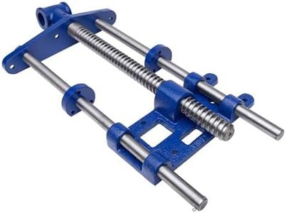 Yost Vises F10WW Woodworker's Vise | Front Vise | 10 Inch Woodworking Tool | Cast Iron Body Construction with a Solid Steel Main Screw | Blue