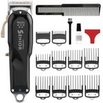 Wahl 5 Star Cordless Senior Clipper, Professional Hair Clippers, Pro Haircutting Kit, Clippers for Thick Hair, Taper Lever, Fading, Close Cut, Powerful Motor, Cordless, Lightweight, Barbers Supplies