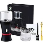 Electric Herb Grinder, 1100 mAh Electric Grinder Dry Herb & Spice Grinder with 2 x 1.7oz/50ml Herb Jars and a Mini Shovel