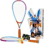 Speedminton Fun Set Speedminton Fun Set - Alternative to Beach Ball, Spike Ball, Badminton, Incl. 1 Heli and One Fun Speeder, Perfect for The Beach, Park or Backyard - Blue, one Size fit All