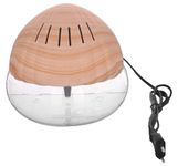 Dhwani Enterprise Electric Humidifier Aroma Diffuse Room Freshener Wooden Color (606) New, 15 ML