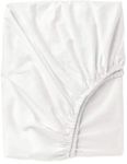 Ikea ULLVIDE Fitted Sheet (White, 160x200)