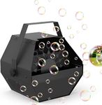 Portable Automatic Bubble Machine, Professional Automatic Bubble Maker with High Output for DJ Disco, Club, Party, Dance, Wedding, Bar, Diwali, Holi, Birthday Party (Runs on Bubble Liquid only)