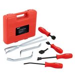 Orion Motor Tech 8pc Drum Brake Tool Kit, Drum Brake Tool with Drum Brake Spring Tool, Brake Spring Compressor, Brake Spring Pliers, Drum Brake Adjusting Tool, Brake Spoon Set, Brake Drum Tool Kit