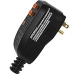 GFCI Replacement Plug Assembly with Ground Fault Circuit Interrupter Safety RCD Protection for Pool Pump, Power Pressure Washer, Air Conditioner, Hair Dryer and so on (15Amp, 3-wires)