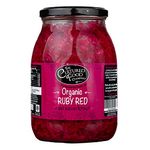 Ruby Red Sauerkraut 1kg Jar - Raw & Unpasteurised - Traditionally Fermented - by The Cultured Food Company