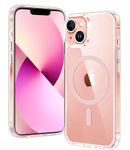 FNTCASE for iPhone 13 Phone Case: iPhone 14 Phone Clear Case Magnetic Military Grade Drop Protection Anti Yellowing Cell Phone Cover - Rugged Durable Shockproof Protective Bumper - 6.1 Inch