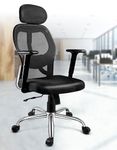 Oakcraft Matrix Ergonomic Mesh Chair with Height Adjustable Handrest and Single Position-Tilt Lock Mechanism