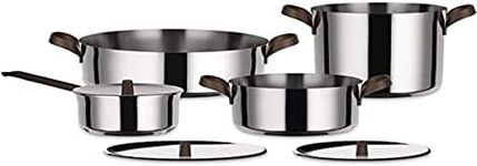 Alessi edo Cookware Set, Steel,Brow