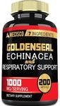 200 Capsules - 7in1 Goldenseal Root Capsule Organic with Echinacea, Mullein Leaf, Plantain & More - Supports Immune System, Digestive Health, Smooth Breathing, and Body Management