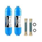 Lifefilter RV Inline Water Filter with Flexible Hose Protector,Reduces,Chlorine, Bad Taste&Odor,Compatible with 40013, 40041, 40043 KDF Filter