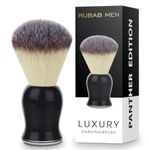 RUBAB MEN Premium Soft Shaving Brush for Men |Panther Edition| - Experience Luxury Shaving with Cruelty-Free Bristles & Elegant Black-Toned Handle | Handcrafted with Passion in India