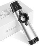 Kazoos with 5 extra Membranes, Metal Kazoo with Adjustable Tone for Guitar, Ukulele, Violin, Piano, Keyboard, Easy to Learn Musical Instruments for Kids/adults/Music Lovers. (silver)