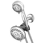 Waterpik 12-Mode 2-in-1 Dual Shower Head System with 5-Foot Hose and PowerPulse Therapeutic Massage, Chrome, XET-633E-643E …