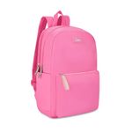 Genie Breezy 22L Orchid Pink Backpack for Women & Girls with 15.6" Laptop Compartment | College bag for Women & Girls| 4 zips with Secret Pocket | Water Resistant Bags | Laptop Backpack for Women