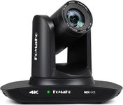 FoMaKo 4K PTZ Camera HDMI AI Auto-Tracking Gen 3, 20X Optical Zoom, USB3.0 LAN HDMI PTZ Camera 4K for Church Worship Education Conference Events, K20UH Black(NDI 6 & NDI HX3 Certified)