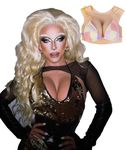 SVBEEFAR Silicone Breast Fake Boobs Silicone Breastplate Round Collar B-G Cup For Crossdresser Transgender Drag Queen