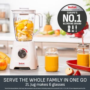 Tefal Blendforce II Blender, 2L Capacity – White