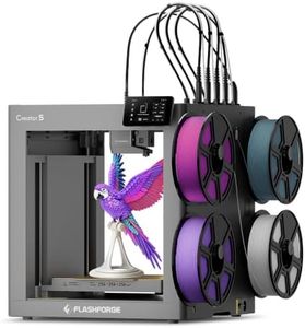 FLASHFORGE Creator 5 4-Toolhead Changer 3D Printer, Multi-Color & Multi-Material Printing, Near-Zero Waste System, 7s FlashSwap, Clean Support Removal, CoreXY 600mm/s Auto Calibration FDM 3D Printer