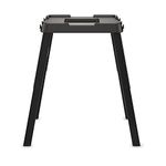 Ninja Woodfire Adjustable Outdoor Stand, Compatible with Ninja Woodfire Products, Adjustable Height, Side Utensil Holder, Side Table-Compatible, Weather-Resistant, Black 275HY800C